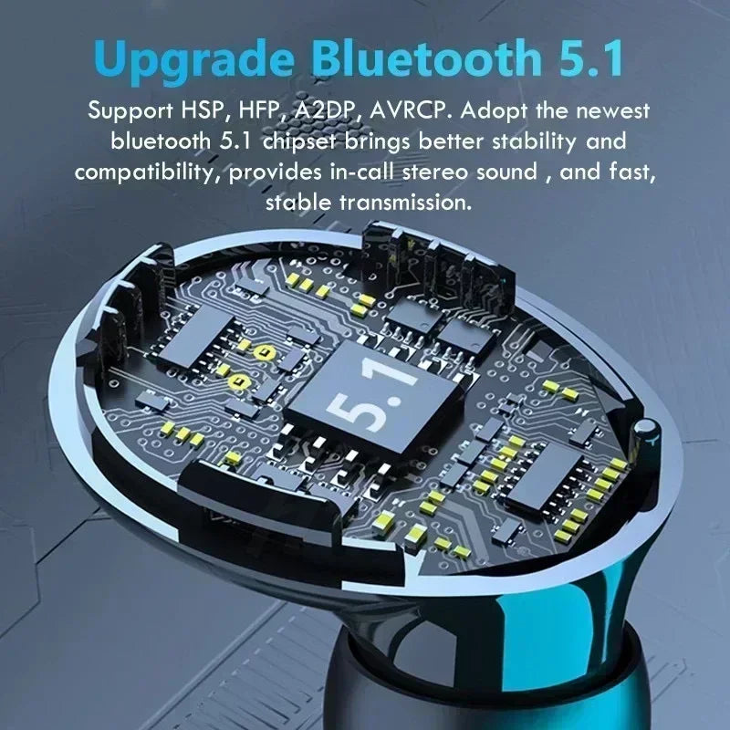 Original M10 Headphones Bluetooth Wireless Earpods Sports Stereo Noise Canceling Headphone Microphone Speaker